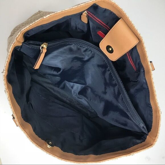 Tommy Hilfiger Monogram Beige Tote Bag - Picture 8 of 8